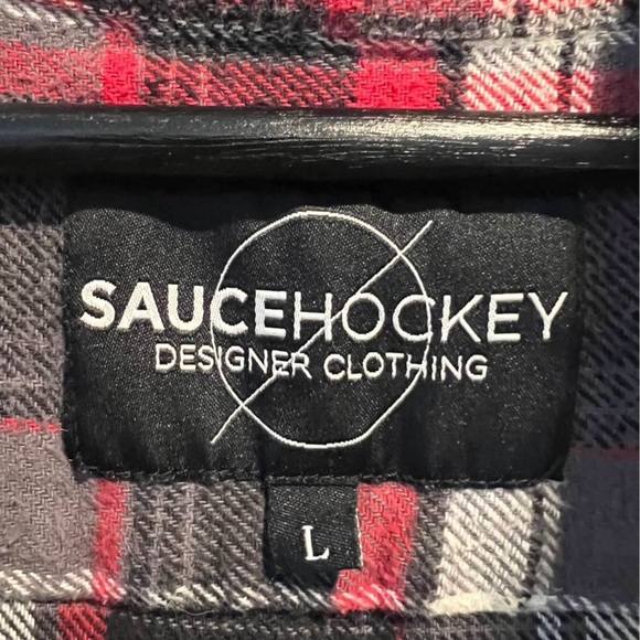 Sauce Hockey men’s flannel - Picture 2 of 2